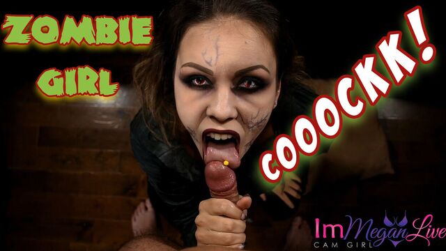 ZOMBIE GIRL HUNGRY FOR COCK - ImMeganLive